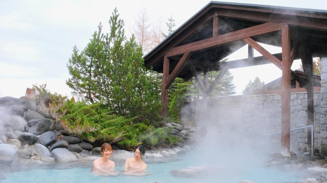 Morinoyu Hotel Hanakagura Asahikawa Bagian luar foto