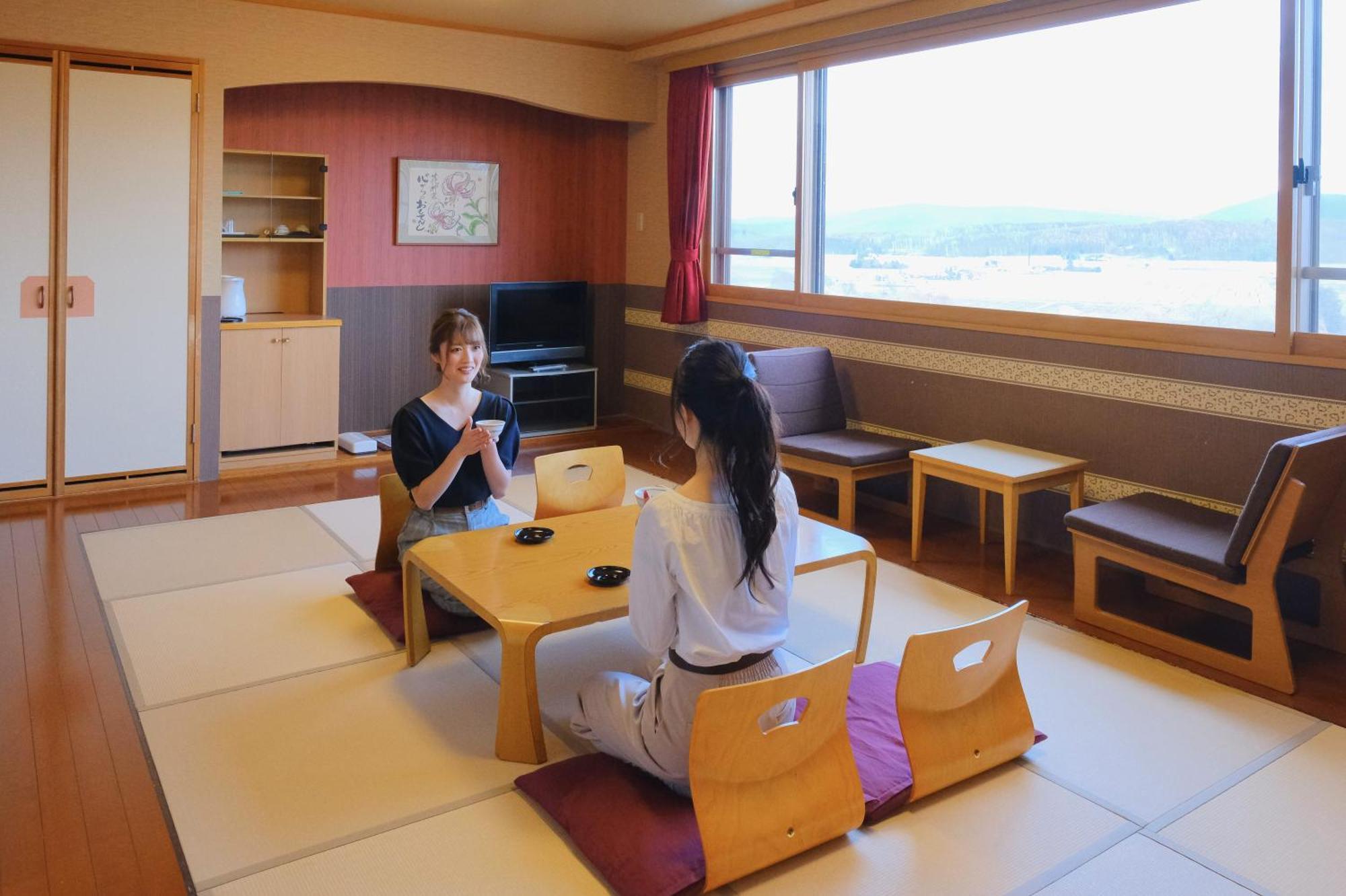 Morinoyu Hotel Hanakagura Asahikawa Bagian luar foto
